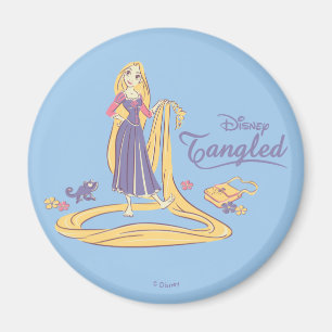 Aimant Rapunzel & Pascal Purple Pastels