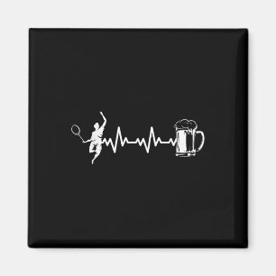 Aimant Raquette de joueur de badminton - Badminton Ekg Ba