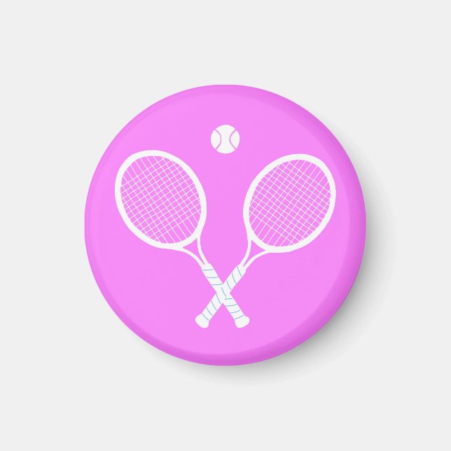 Aimant Raquettes et boules de tennis (Devant)