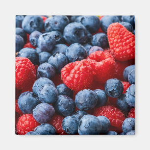 Aimant Raspberries et Blueberries