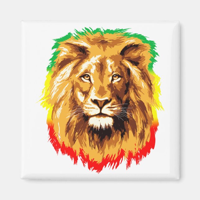 Aimant Rasta Lion de Juda (Devant)