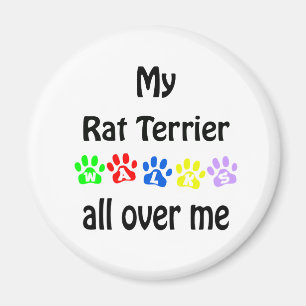 Aimant Rat Terrier Walks Design