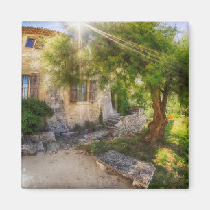 Aimant Rayon de soleil à l'abbaye de St. Hilaire France