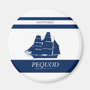 Aimant rayure bleue de pequod