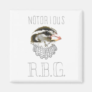 Aimant RBG notoire (Grosbeak à poitrine Rose)