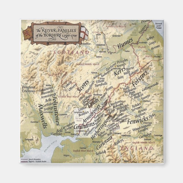 Aimant Réacheminer les familles de la frontière (Devant)