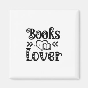 Aimant Reading Art Books Lover