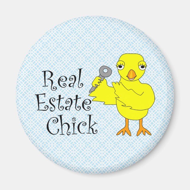 Aimant Real Estate Chick Ornament (Devant)
