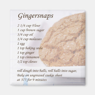 Aimant Recette Gingersnaps