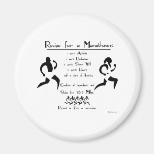 Aimant Recette pour un marathonien