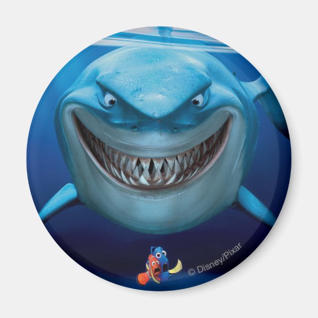 Aimant Recherche de Nemo | Bruce Grinning (Devant)