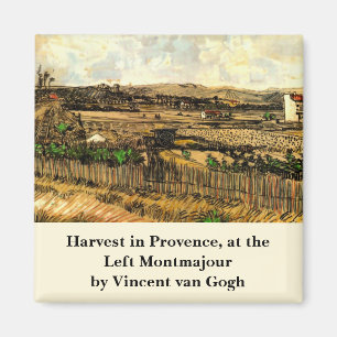 Aimant Récolte en Provence Montmajour par Vincent van Gog