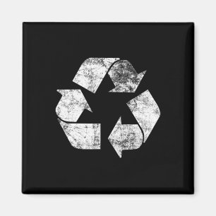 Aimant Recycle Logo T Chemise Jour des terres Nature Plan