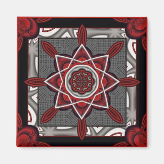 Aimant Red Black Star 3