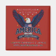 Red Custom Promo America 250th Anniversary Eagle