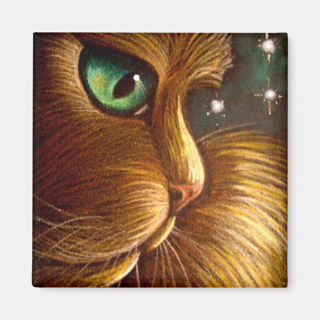 AIMANT RED GOLDEN PERSIAN CAT AMATEUR DE VACANCES (Devant)