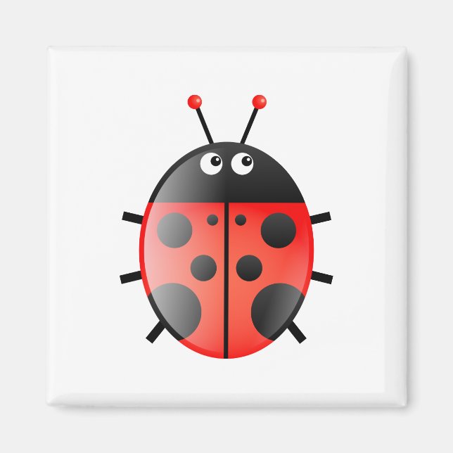 Aimant Red Ladybug (Devant)