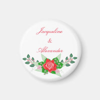 Red Rose Simple Mariage Theme Party Favoriser l'ai