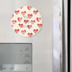 Aimant Red Sweet Hearts Saint Valentin