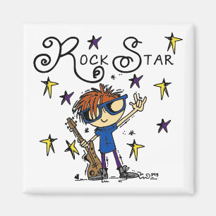 Aimant Redhead Boy Rock Star