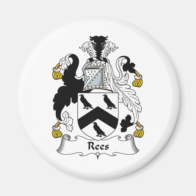 Aimant Rees Family Crest (Devant)