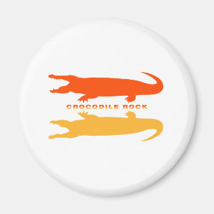 Aimant Réflexion crocodile (orange)