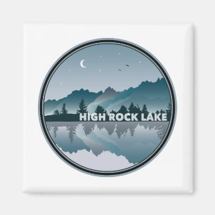 Aimant Réflexion de High Rock Lake North Carolina