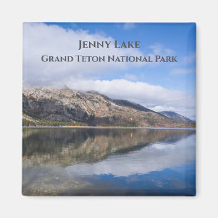 Aimant Réflexion sur Jenny Lake Grand Teton National Park