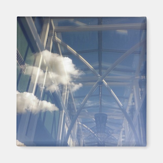 Aimant réflexions dans la fenêtre (Devant)