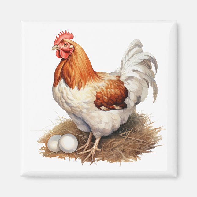 Aimant Réfrigérateur de coq (Devant)