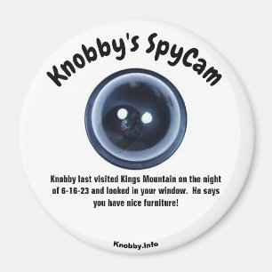Aimant Réfrigérateur de Knobby SpyCam Kings Mountain Fun