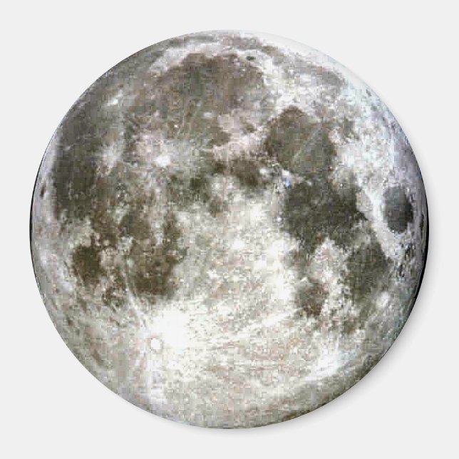 Aimant Réfrigérateur Pleine lune (Devant)