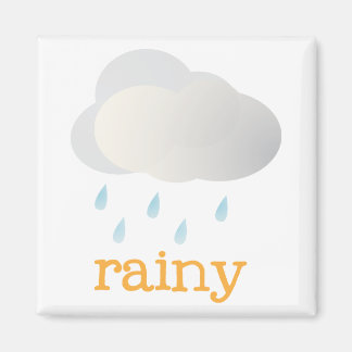 Aimant Réfrigérateur - PLUIE