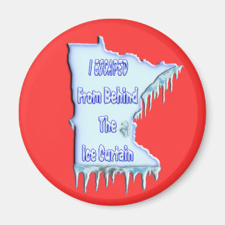 Aimant Réfugié du rideau de glace