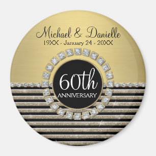 Aimant Regard horizontal moderne de parties scintillantes