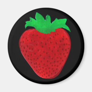 Aimant Regard vintage de fraise