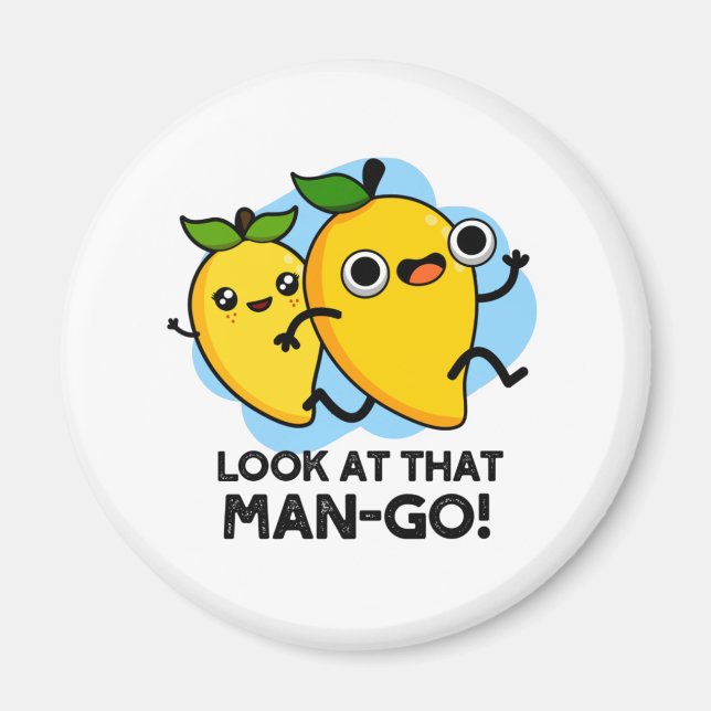 Aimant Regardez Ce Jeu De Fruits Drôle De L'Homme (Devant)