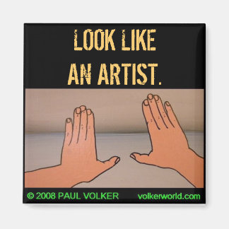 Aimant REGARDEZ L'ARTISTE DE LIKEAN. n° 3.00