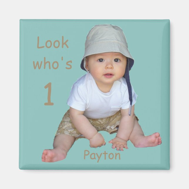 Aimant Regardez qui est un (Devant)