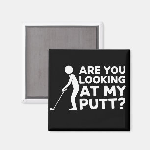 Aimant Regardez-Vous Mon Amant de Golf Putt Cadeau de Gol