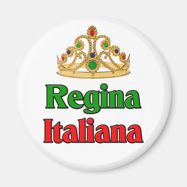 Aimant Régina italienne (reine italienne) (Devant)