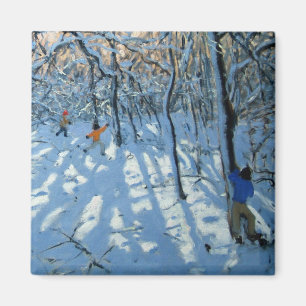 Aimant Région boisée d'hiver près de New Haven Derbysh