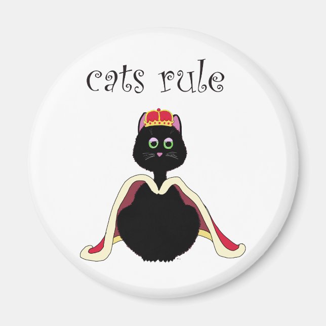 Aimant Règle des chats (Devant)