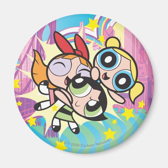 Aimant Règle Powerpuff Girls (Devant)