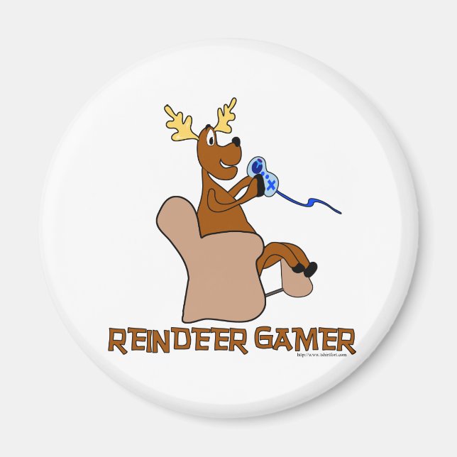 Aimant Reindeer Gamer (Devant)