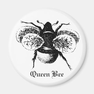 Aimant Reine des abeilles vintage