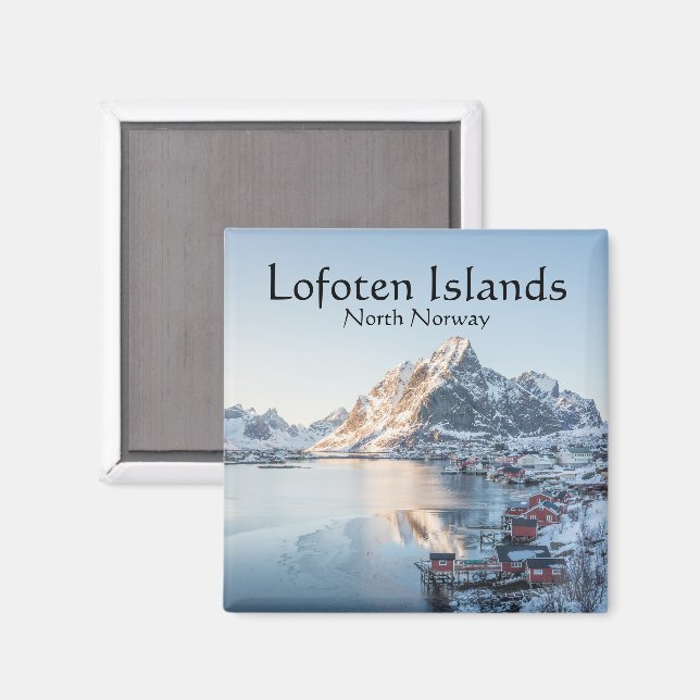 Aimant Reine Lofoten Norvège (Recto/Verso)