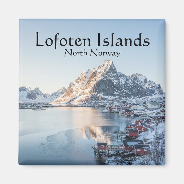 Aimant Reine Lofoten Norvège (Devant)