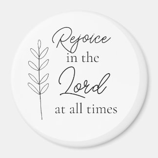 Aimant Réjouissez-vous dans l'aimant du Seigneur