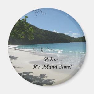Aimant Relax...c'est l'heure de l'île !